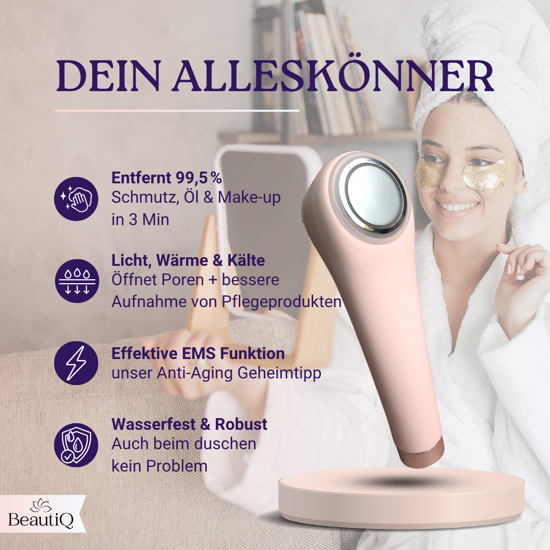 Ultrasonic Brush & EMS | 6 in 1 Elektrische Gesichtsreinigungsgerät