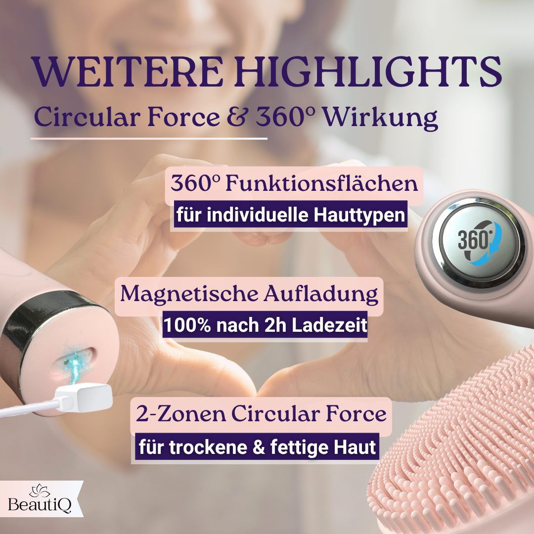 Ultrasonic Brush & EMS | 6 in 1 Elektrische Gesichtsreinigungsgerät