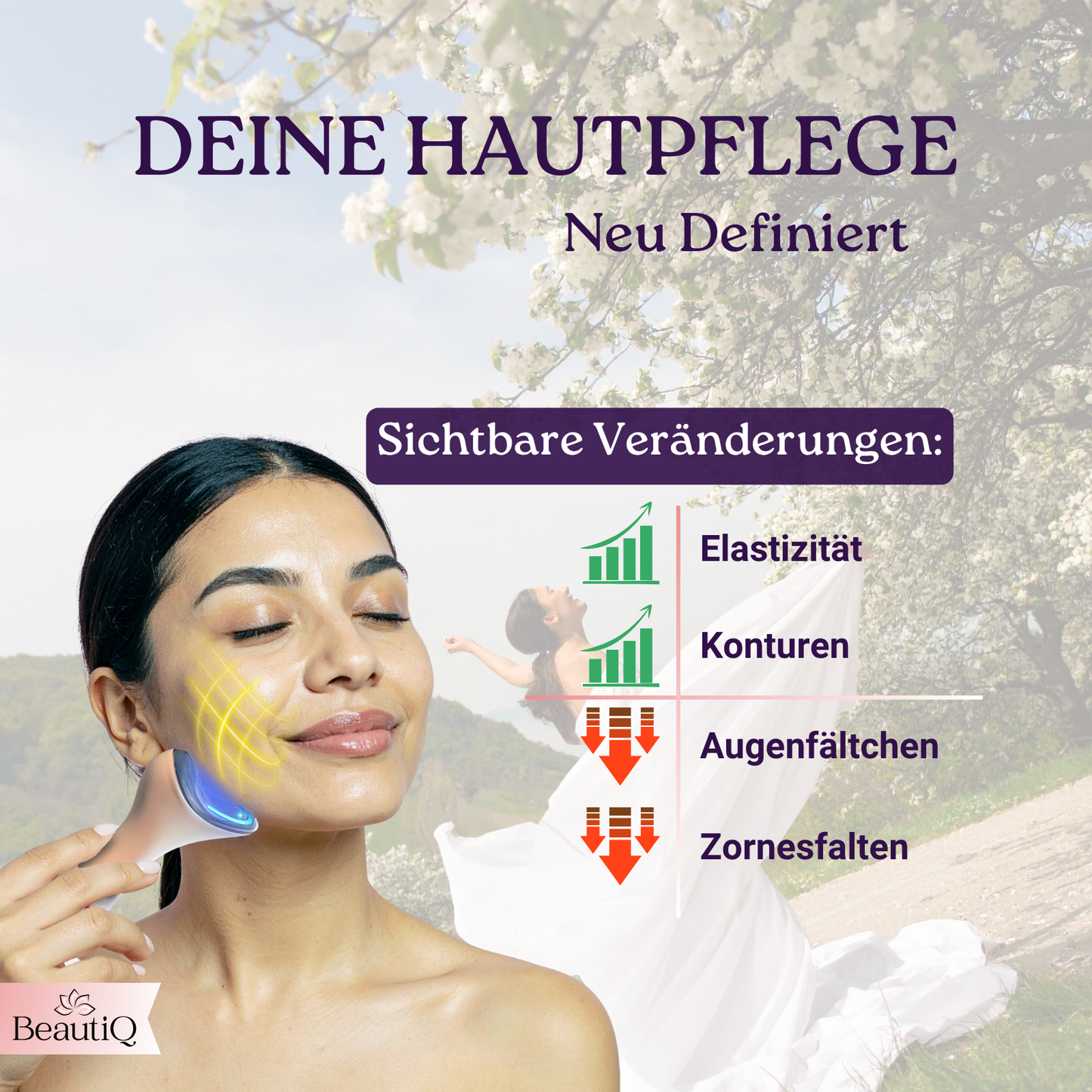Velluré Glow | Anti-Aging, EMS, Vibration + Lichttherapie für Gesicht & Hals