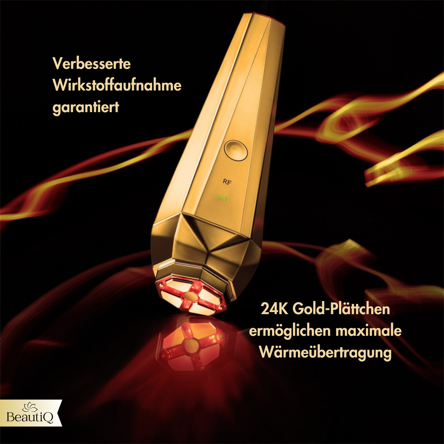Golden Glow | EMS & Radiofrequenz gegen Falten, Tiefenwirksames Anti Aging