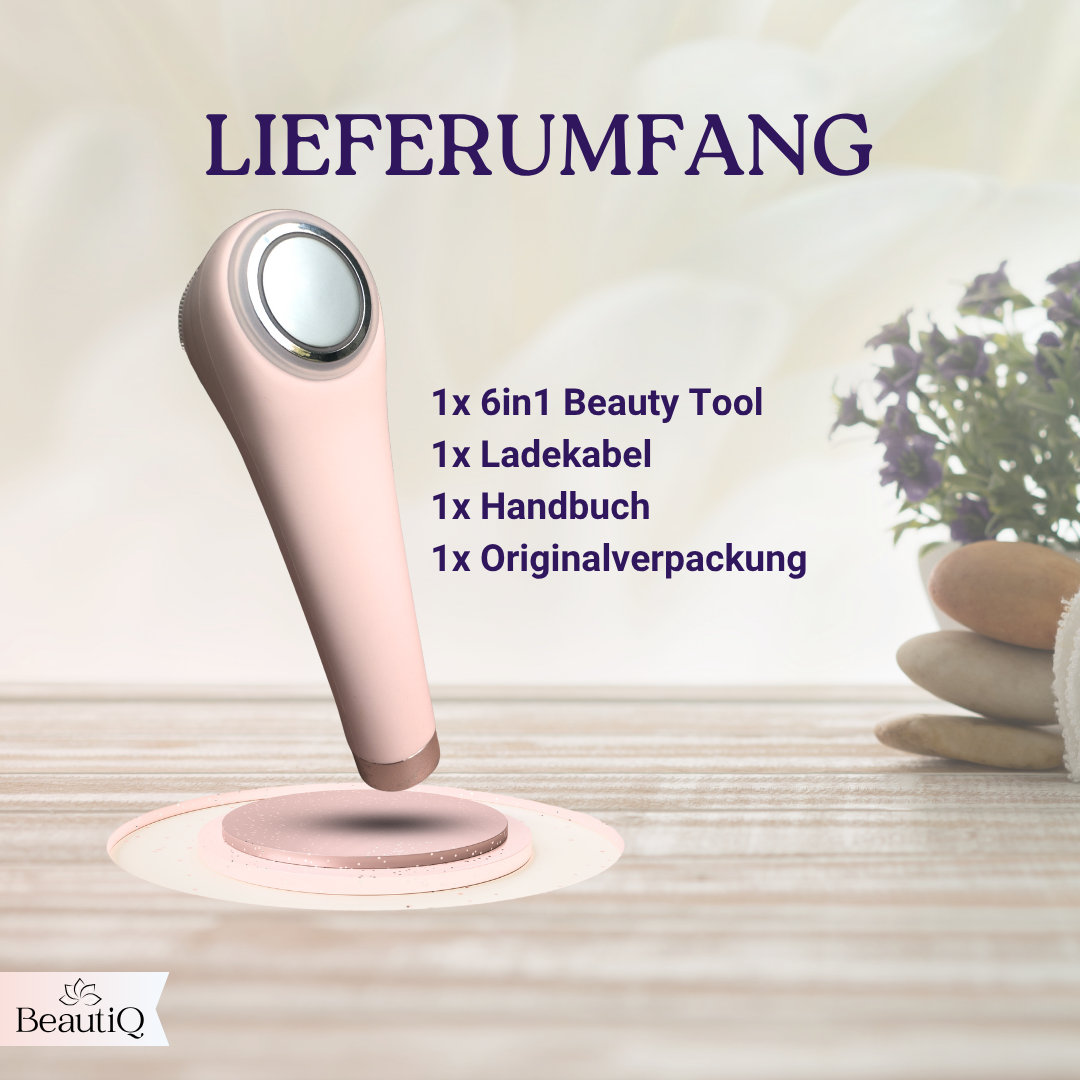 Ultrasonic Brush & EMS | 6 in 1 Elektrische Gesichtsreinigungsgerät