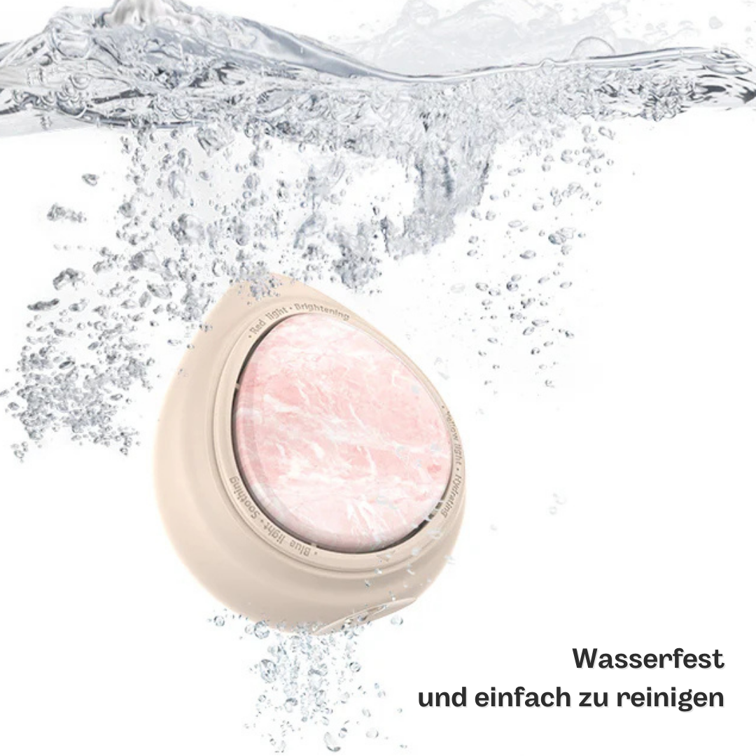 Lumière | Anti-Aging Wunder, Beautygerät Gesicht mit LED-Lichttherapie & Rosenquarz