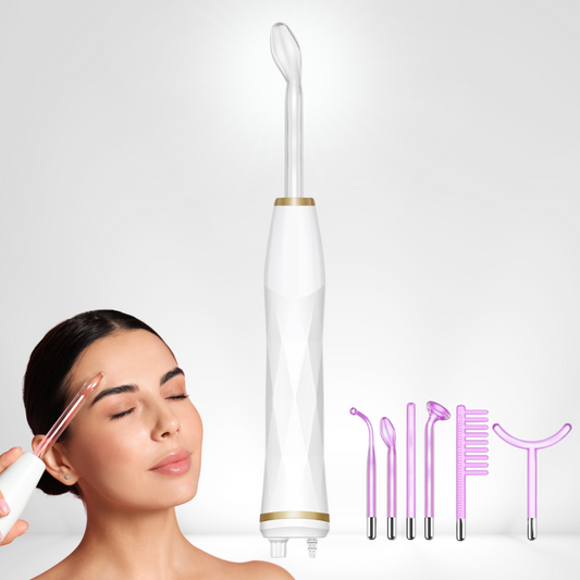 SkinAura | Hochfrequenzstab Gesicht & Body 6-in-1 Testsieger Set