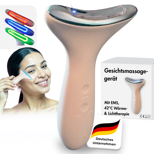 Velluré Glow | Anti-Aging, EMS, Vibration + Lichttherapie für Gesicht & Hals