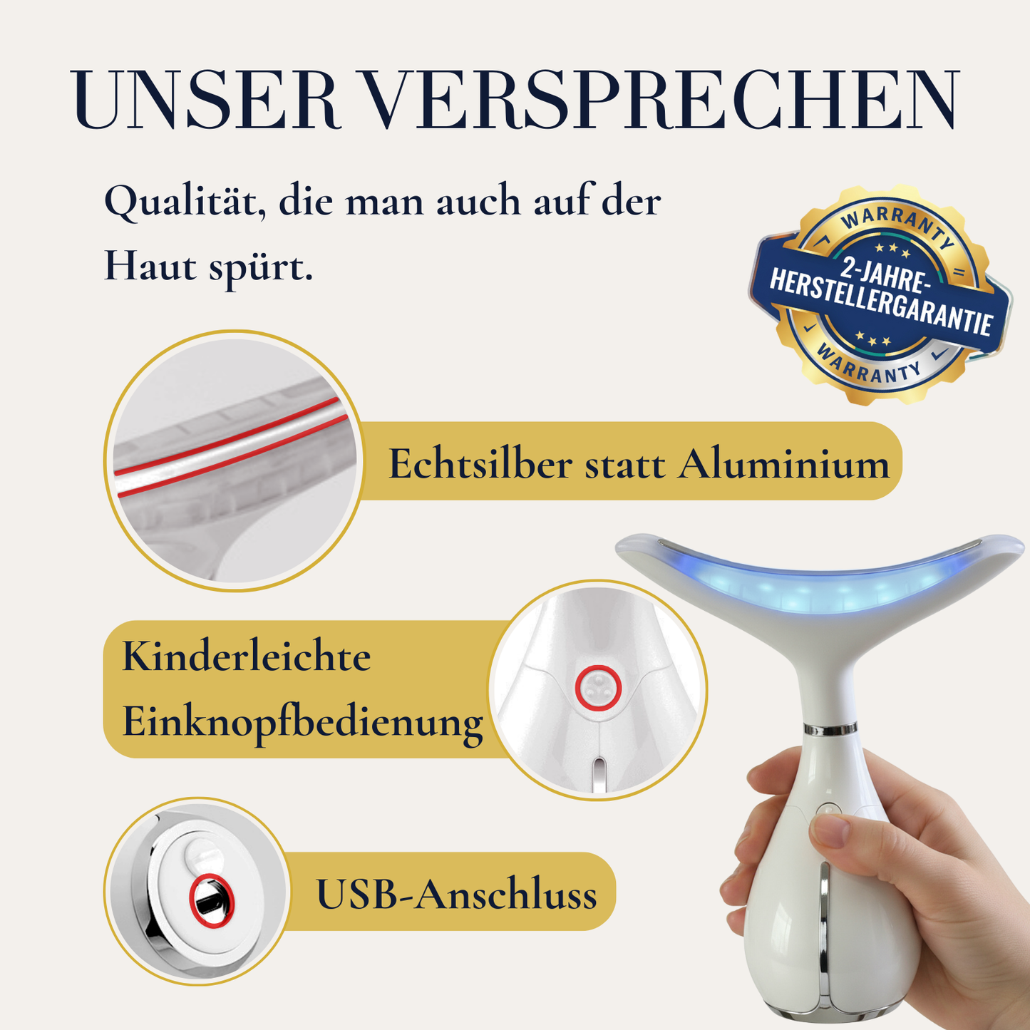 Beauty Deluxe | Anti-Aging Skincare Massagegerät